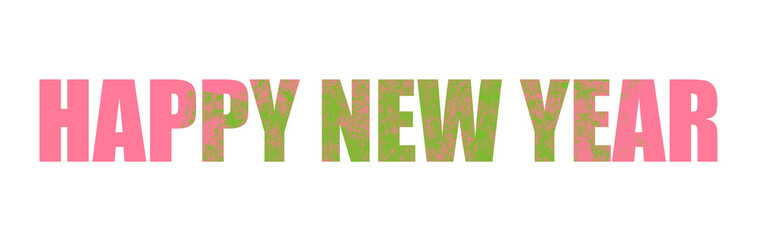 abstract happy new year texture green background