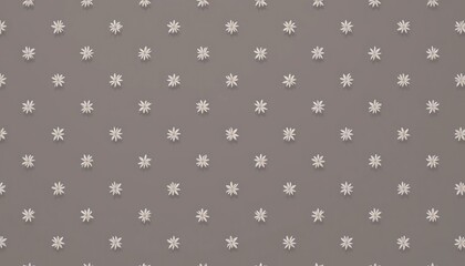 Snowflake pattern design digital art textile surface minimalist environment close-up view winter concept for modern decor