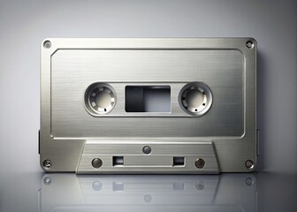 Obraz premium Platinum Cassette Mockup - High-Quality Design