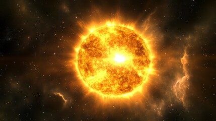 The Sun's corona and solar flares, captured in high-definition against the dark expanse of space.