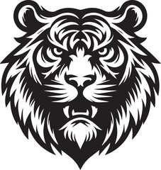 lion head vector