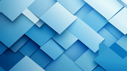 Obraz premium Abstract blue geometric background with diamond shapes.