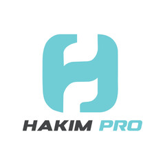 Fototapeta premium H latter logo design 