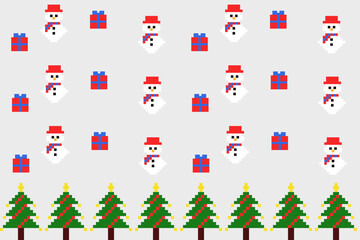 Christmas, snowman, for wrapping paper, wallpaper