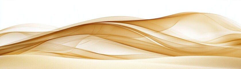 Abstract Flowing Fabric, Beige, Elegant, Background, Graphic Design, Stock Photo