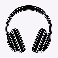 headphones isolated on a white background