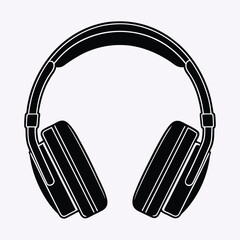 headphones isolated on a white background