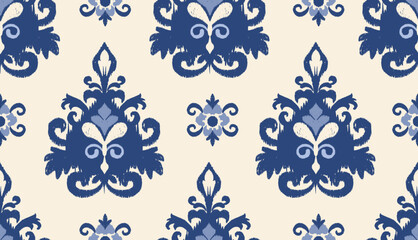 geometric ethnic vintage texture vector art design. textile fashion pattern line ikat seamless pattern and batik fabric texture asian background wallpaper geometry indian. Ethnic abstract ikat art .
