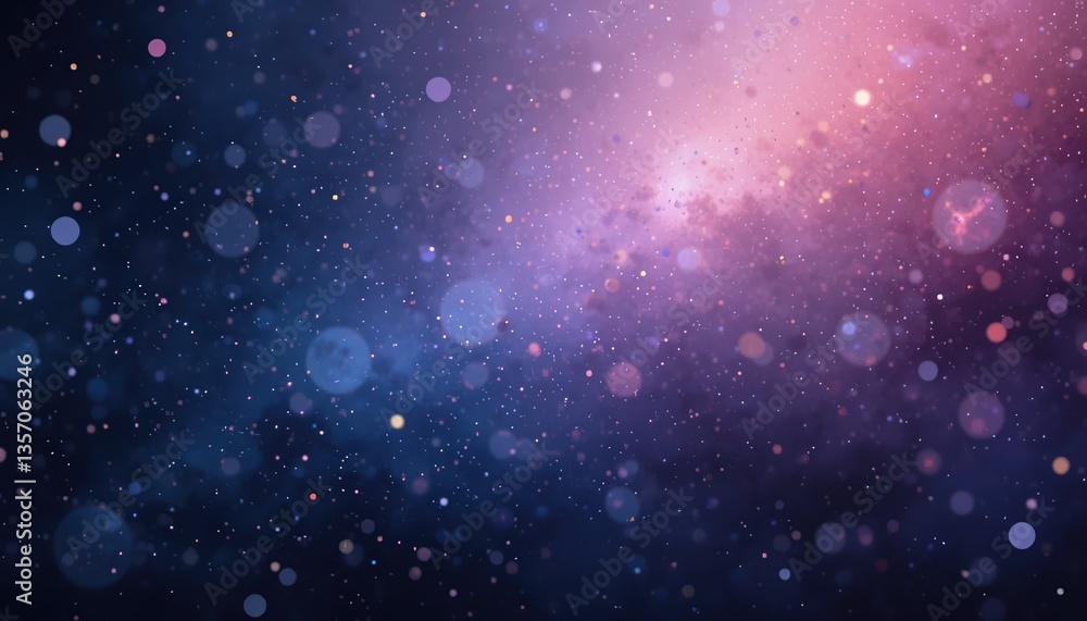 Poster cosmic wonder celestial event outer space digital art starry environment abstract viewpoint infinite