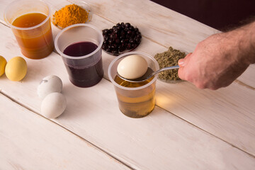Natural Way to Dye Easter Eggs