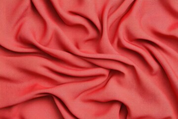 Obraz premium Rich and Elegant Red Fabric Folds with Smooth Finish
