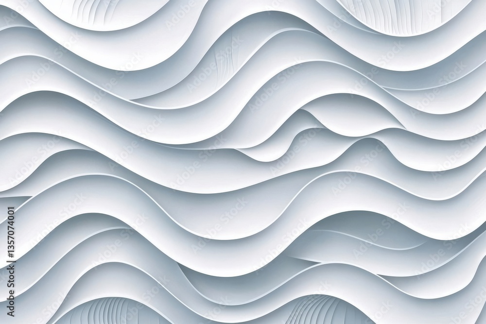 Poster modern city management is conceptualized through the intertwining of three undulating meandering for