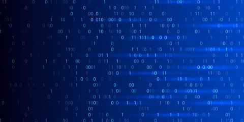 Code binary matrix data background. Technology software abstract binary code program blockchain digital © kolonko
