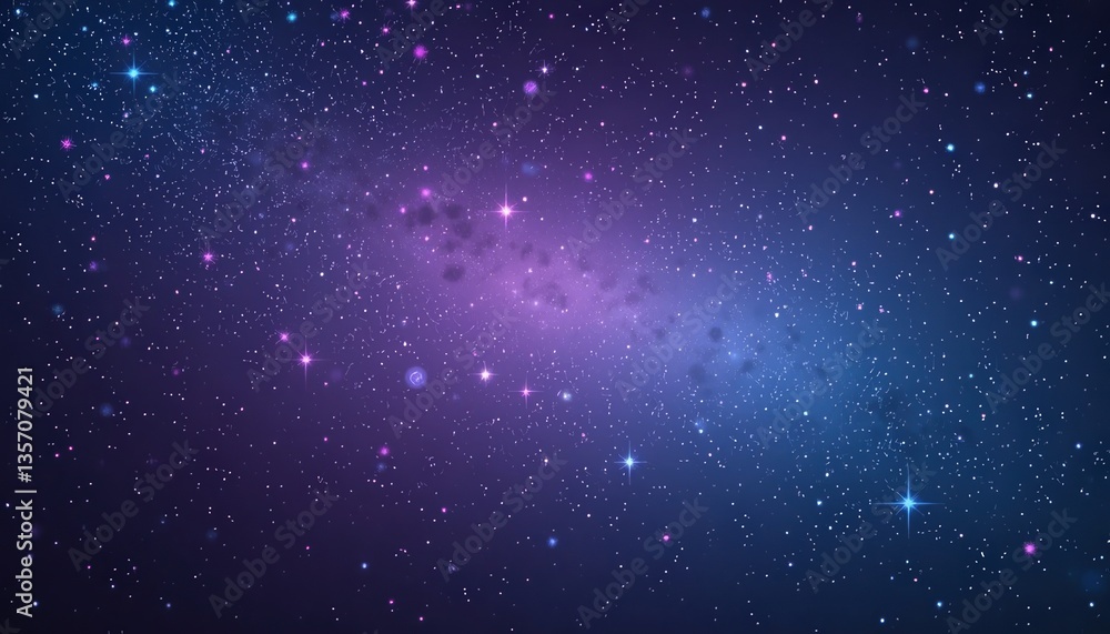 Poster exploring cosmic wonders a celestial event in the night sky digital art space environment wide-angle