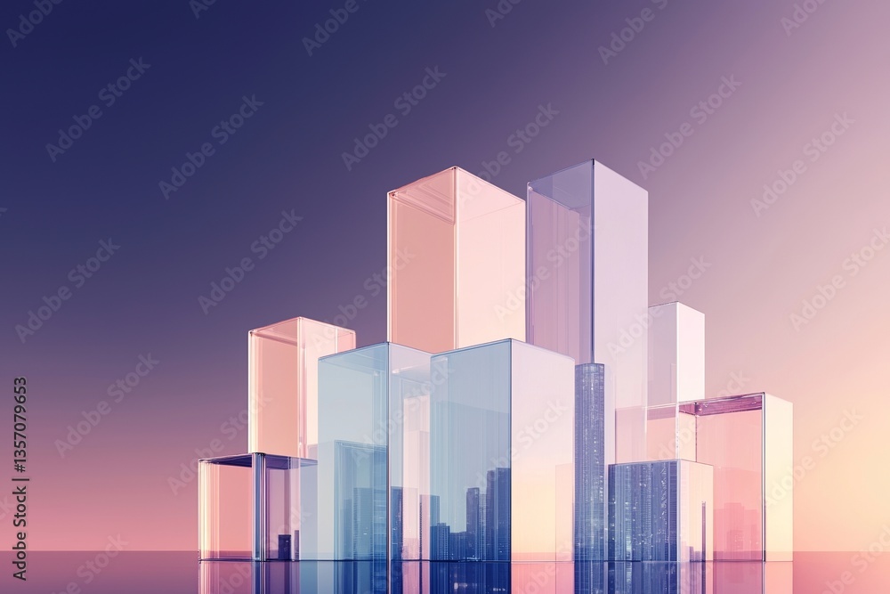 Poster this is an illustration of generic information technology, computer architecture or a stock abstract