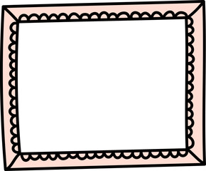 Hand-Drawn Doodle Border Frame