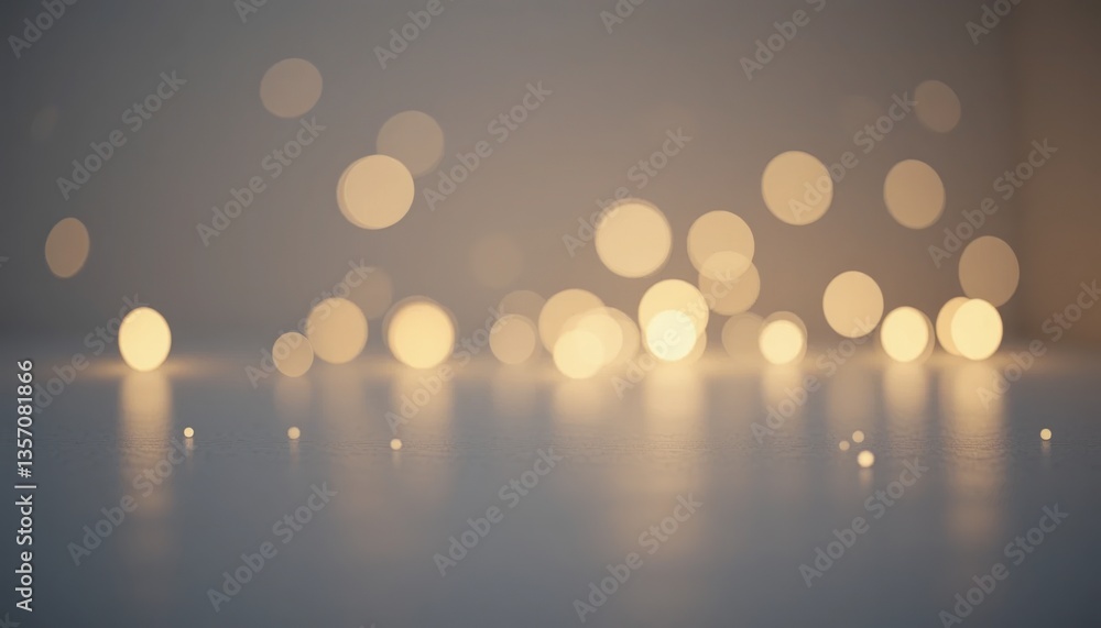 Poster captivating light bokeh effect indoor setting photography soft and dreamy environment close-up viewp