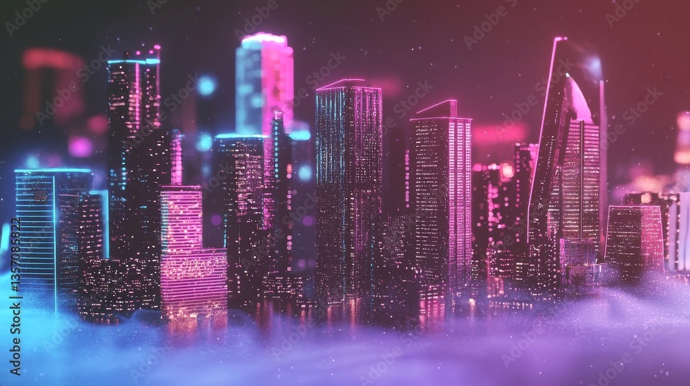 Poster the point of view from a monorail in a futuristic cityscape utilizing high-speed technology
