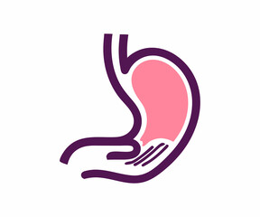 Simple Illustration of the Human Stomach