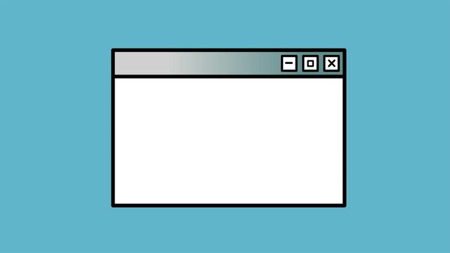 Frame Computer File Explorer Tab Open Animation