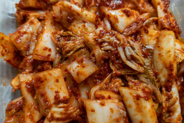 自家製キムチの発酵する旨味