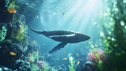 Fototapeta premium school of fish