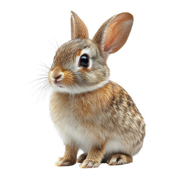 Springhare isolated on transparent background