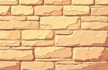 Obraz premium Stone wall. Light brown rock texture. Stone grunge backdrop. Rocky texture background with copy space for design. Web banner. Wide. Panoramic.