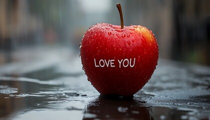 Rainy Day Love Note on Apple.