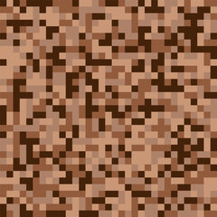 ABSTRACT PATTERN PIXEL BACKGROUND FLAT PASTEL BROWN COLOR SHAPES DESIGN VECTOR TEMPLATE FOR WALLPAPER, COVER DESIGN