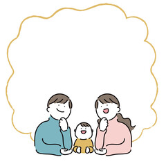 家族で「いいね」_フレームあり