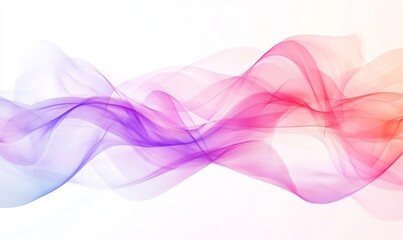 Abstract colorful smoke art, blending vibrant colors in graceful waves