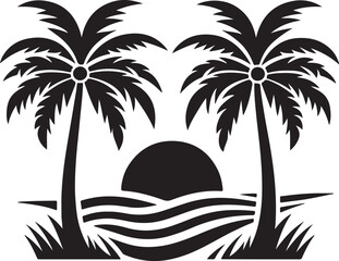 palm tree silhouette