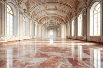 Ancient Roman architectural styles merge seamlessly with cutting-edge interior design to create an ageless ambiance