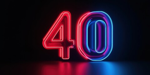 400k or 400 followers cool neon signs. Social network friends