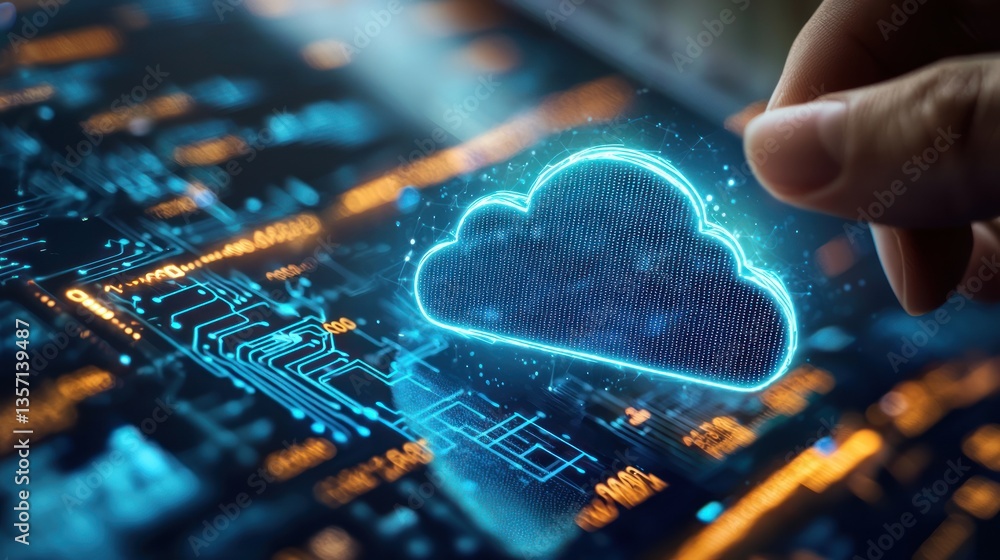 Aufkleber cloud computing technology: digital transformation and innovation