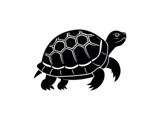 turtle silhouette illustration vector 