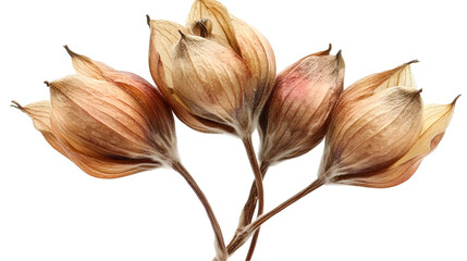 Close up of dried flax seeds
