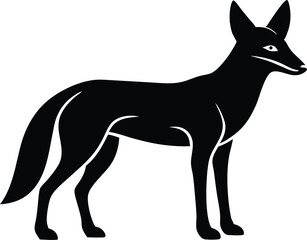 jackal vector icon.eps