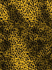 abstract leopard pattern