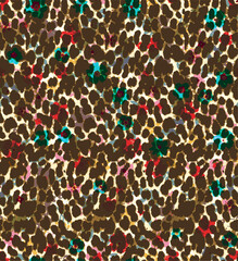 abstract leopard pattern