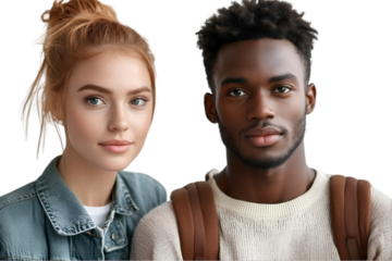 portrait of a young couple