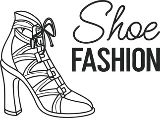 Stylish Outline Sneakers Showcase Shoe Fashion Inspiration