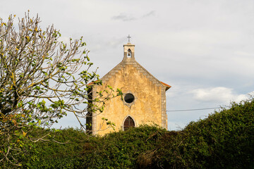 Hermitage of Saint Catherine of Mundaka in basque country in spain 