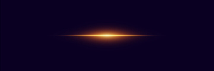 Light lines of light, horizontal beam flash.