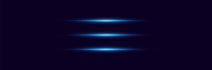 Light lines of light, horizontal beam flash.