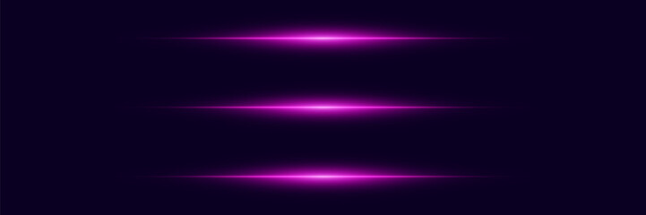 Light lines of light, horizontal beam flash.