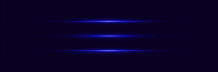 Light lines of light, horizontal beam flash.