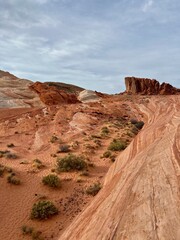 Fototapeta premium Stunning Sandstone Formations in Valley of Fire, Nevada