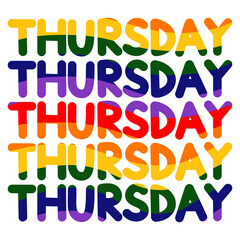 Cute cartoon day hand drawn colorful pride month